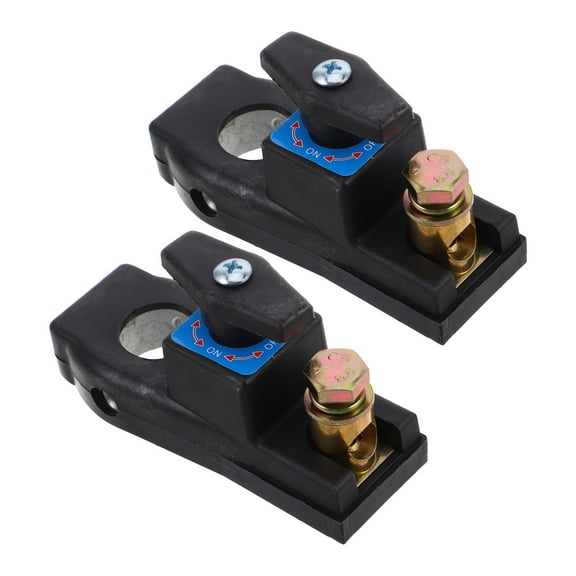 LOLIPPYY 2Pcs Battery Disconnect Switch for Car Truck Rv Universal Heavy Duty Automotive Cut Off
