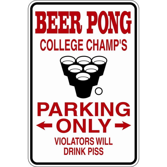 Do It Yourself Wall Decal Sticker Pong College Champ Girls Boys Bed Room Size: 9 X 18 "
