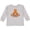AC-Heather Grey, variant on Inktastic Orange Octopus Boys or Girls Long Sleeve Toddler T-Shirt