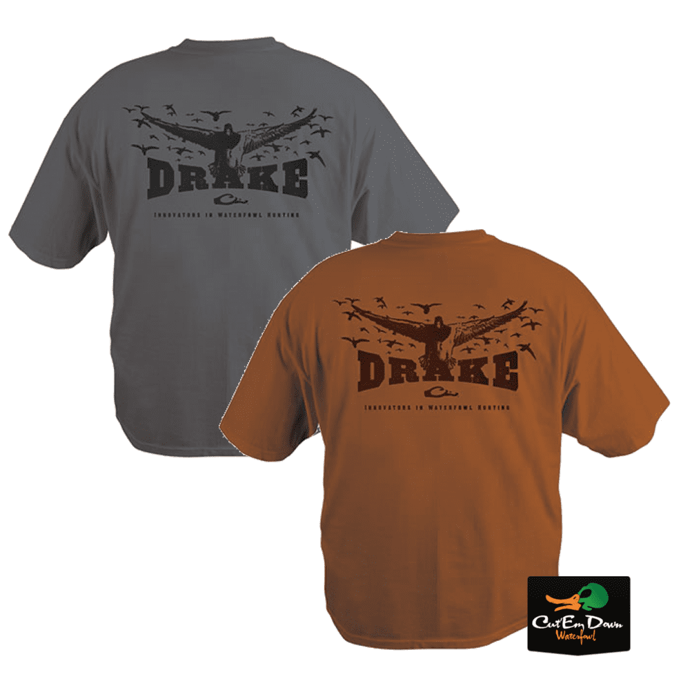 DRAKE WATERFOWL WINGSPAN LOGO SHORT SLEEVE TSHIRT