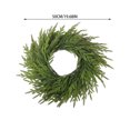 thumbnail image 3 of Norfolk Wreath For Front Door Artificial Christmas Wreath Green Faux Wreath For Wall Mantle Outdoor Christmas Decoration, 3 of 5