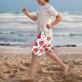 thumbnail image 3 of Odeerbi 5-14 Años Niños Niñas Verano Pantalones Cortos Estampados Sandía Pantalones Cortos Deportivos Workout Pantalones Cortos Transpirables Sueltos Con Bolsillos, 3 of 5