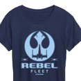 thumbnail image 3 of Star Wars - Rebel Fleet Flight Patch - Women's Short Sleeve Classic Fit Tee, 3 of 5