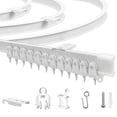 thumbnail image 1 of Cortina de techo JIHXYER, flexible y doblable, PVC blanco de 3 m, 1 of 7