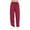 Burgundy, variant on Just Love Stretch Solid Scrub Pants for Women 6825-WHT-S (Coral, Small)