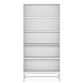 thumbnail image 4 of Resenkos Bookcase, Storage Display Open Bookshelf,4-Tier Leaning Free Standing Ladder Shelf Bookcase70.8" Bookcase, Large Bookshelf Organizer with 5-Tier Storage Shelves, 4 of 12