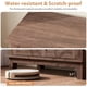thumbnail image 2 of Estilo rural almacenamiento gabinete: 3 niveles adjustable estante con 7 gears, rustic kitchen y dining room organizer, multi-functional entrada gabinete, waterproof - brown, 2 of 6