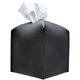 thumbnail image 1 of Caja de pañuelos de Cuero TUNC Impermeable Cuadrada negro, 1 of 3