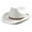 White, variant on Vacation Cowboy Hat Casual Disco Surprise Gift for Adults Girl Boys Cowgirl Hat for Carnivals Music Festival