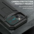 thumbnail image 4 of Compatible with iPhone 13 Case with Built-in Glass Screen Protector, Allytech Full Body Shockproof Life Waterproof Kickstand Slide Camera Lens Protective Case for iPhone 13 5G 6.1" 2021, Black, 4 of 5
