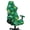 Four Leaf Clover Hear Print Green, variant on SCRAWLGOD Cow Print Black Beige Set of 4 Gaming Chair Covers Slipcovers Non-Slip Dustproof Rotating Armchair Slipcovers Stretch Gamer Chair Cover with Armrest Covers