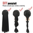 thumbnail image 4 of Synthetic 18inch/20inch/22inch/24inch/26inch/28inch/32inch long straight wig ponytail, headband ponytail, elastic rope ponytail, 4 of 9
