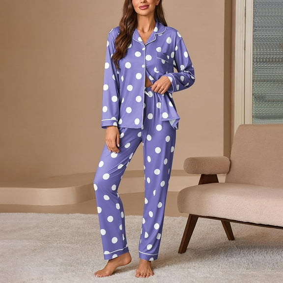Censtreet Christmas Women's Two Piece Loungewear Fall Casual Long Sleeve Tops Jogger Pants Pajama Sets Matching Outfits Clothing