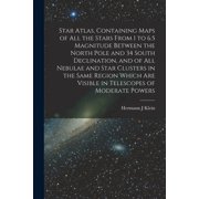 Star Atlas, Containing Maps of All the Stars From 1 to 6.5 Magnitude Between the North Pole and 34 South Declination, an, (Paperback)