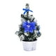 thumbnail image 2 of Pequeño árbol de Navidad artificial verde, centro de mesa con adornos. Estilo A, 2 of 9