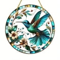 thumbnail image 4 of Vggrvlo Stained Glass Window Hanging Bohemian Hummingbird Ornament Suncatcher for Women, Mom, Grandma Gift for Women Light Catcher Sun Room Decor Village Style, 4 of 9