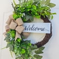 thumbnail image 4 of Welcome To The Simulated Rattan Wreath Of The Huahuan Farmhouses The Front Door Is Filled With Daily Seasonals Simulated Flower Wreaths, 4 of 8