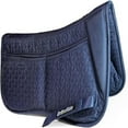 thumbnail image 2 of OrthoRide English Half Pad English Saddle Pad Quilted Correction Pad Adjustable 12 Memory Foam Inserts 4 Pockets Saddle Pads, Western Saddle, Dressage Half pad, 2 of 7