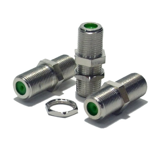 5 Pack F81 Barrel Connector 4GHz Coaxial Female to Female F type ...