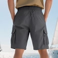 thumbnail image 7 of Mlzmgr Plus Size Cargo Short for Men with Multi Pockets Summer Casual Outdoor Active Hiking Camping 7 Inch Inseam M-4XL, 7 of 7