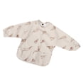 thumbnail image 3 of Waterproof Sleeved Bib Mess Proof Full Long Sleeve Soft PU for 6‑12 Months Toddler Baby Fruit Printing S Grey Pear, 3 of 4