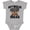 AC-Heather Grey, variant on Dog Rottweiler Squad Boys or Girls Baby Bodysuit