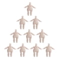 thumbnail image 1 of 10 Piezas Muñeca Cuerpo Desnudo 2 Pulgadas 5 Articulaciones Movibles Sin Cabeza Color, 1 of 9