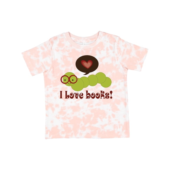 Inktastic I Love Books Bookworm Boys or Girls Toddler T-Shirt