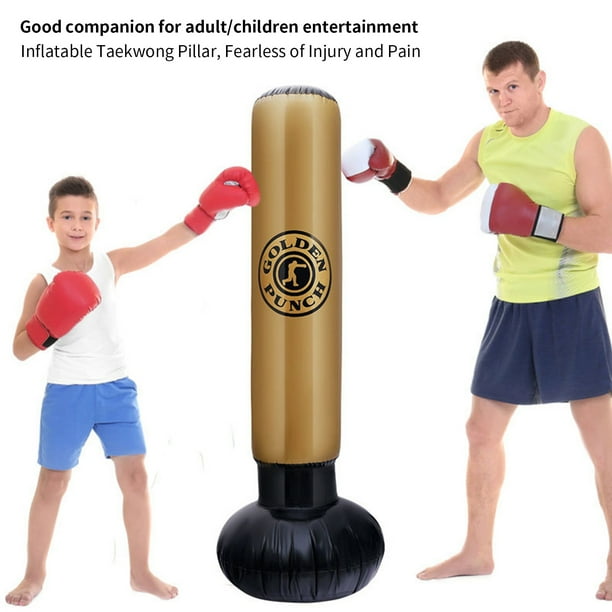 Entraînement Karaté Maison Ballon De Frappe Gonflable Pour Boxe - Punching Ball Avec Base Antidérapante - Pour Fitness, Gym, Extérieur Ballon Rebondissant Fitness