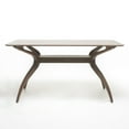 thumbnail image 4 of Noble House Logan Natural Walnut Finish Wood Dining Table, 4 of 9