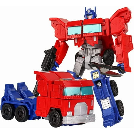 Deformation Alloy Manual Assemble Car Robots Action Figure Gifts Collectible Model Ornaments Statue Limited Edition, Multicolor（Optimus Prime）