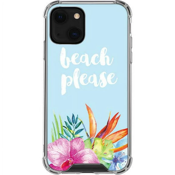 Skinit Illustration Art Beach Please iPhone 13 Clear Case