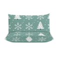 thumbnail image 4 of Snow Flake Christmas Quilt Cover Set Fashionable Printed Bedding Covers with Pillowcase Home Textiles, Queen (90"x90"), 4 of 5