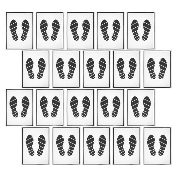 RENACLIPY Disposable Car Floor Mats Paper Multi-Pack 20 Pieces Protective Car Foot Mat Liners