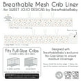thumbnail image 6 of Sweet Jojo Designs + BreathableBaby Seashells Boy, Girl, Unisex/Gender Neutral Breathable Mesh Crib Liner, 6 of 6