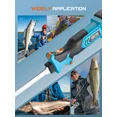 thumbnail image 4 of SeeSii Cordless Electric Fillet Knife Set: 4 Stainless Steel Blades, 2 Batteries – Effortless Fish/Meat Cutting for Fishing & Kitchen, 4 of 16