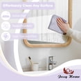 thumbnail image 5 of Jessy Home 2 Rolls Cleaning Cloth, 100 Sheets Reusable Paper Towels, 12"x12" Lint Free, Absorbent & Scratch Free Microfiber Towels for Kitchen, 5 of 8