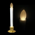 thumbnail image 3 of Gamexcel LED Flameless Taper Candles, Warm White, Battery Operated, with Remote and Timer, 6 Count, 3 of 7