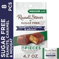 thumbnail image 3 of RUSSELL STOVER Sugar Free Peanut, Caramel & Nougat Chocolate Candy, 4.7 oz. bag, 3 of 9
