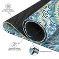 thumbnail image 3 of Premium Boho Style Large Rubber Playing Mat for Game Room 31.5 Inch Square Mahjong Table Pad Features Non-Slip Backing and Noise Dampening for Tiles and Cards, 3 of 7