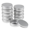 thumbnail image 3 of 10 Pieces 5ml/15ml Aluminum Tins Empty Cosmetic Pots Lip Container Jar, Tins Spiral Screw Box Case Bottle, 3 of 8