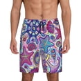 thumbnail image 1 of Fotbe Cute Nautical Pantalones Cortos de Pijama para Hombre, Ropa de Dormir, Pantalones de Pijama Cortos para Hombre-X-Large, 1 of 6