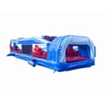 thumbnail image 3 of TentandTable Giant Inflatable Obstacle Course, Red, White, and Blue Commercial Interactive Bouncer with Blower, 30' L x 11' W x 7' H Patriotic Theme, 3 of 7