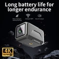 thumbnail image 5 of Cámara 4K Ultra HD WiFi, Minicámara Deportiva para Exteriores, para Motocicletas, Bicicletas, Grabadora de Video Portátil, 5 of 5