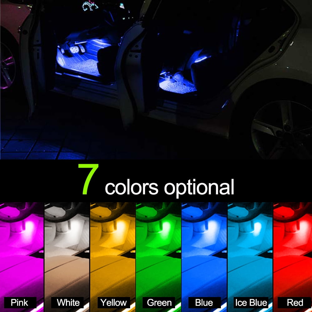 Car Truck Led Light Bulbs Ice Blue Car Decoration Lights