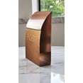 thumbnail image 3 of NACH Milano Pointed Rustic Metal Mailbox, Powder Coated Finish Black Mailbox, Maximum Rust Protection, Wall Mount Mailboxes for Outside, 9.5 x 4 x 15, Hardware Included, MB-44906 C106, 3 of 3