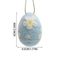 thumbnail image 2 of Faux Wool Easter Eggs Soft, Colorful & Unique Designs for Easter Decor. High Quality Faux Wool, Sustainable, Versatile, Great Gift, 2 of 6