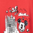 thumbnail image 2 of Disney - Mickey Mouse - Skyscraper, Airplanes, & Clouds Sketch - Women's Short Sleeve Graphic T-Shirt, 2 of 5