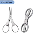 thumbnail image 5 of Lagwa 2 Pack Folding Pocket Scissors, Stainless Steel Portable Travel Shears for Crafting, Office, Home Use, 5 of 6