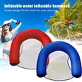 thumbnail image 2 of Matelas Gonflable pour Piscine, Radeau Gonflable pour Piscine, Matelas Gonflable avec Élingue Confortable, Matelas Pliant pour Piscine Extérieure, 2 of 7